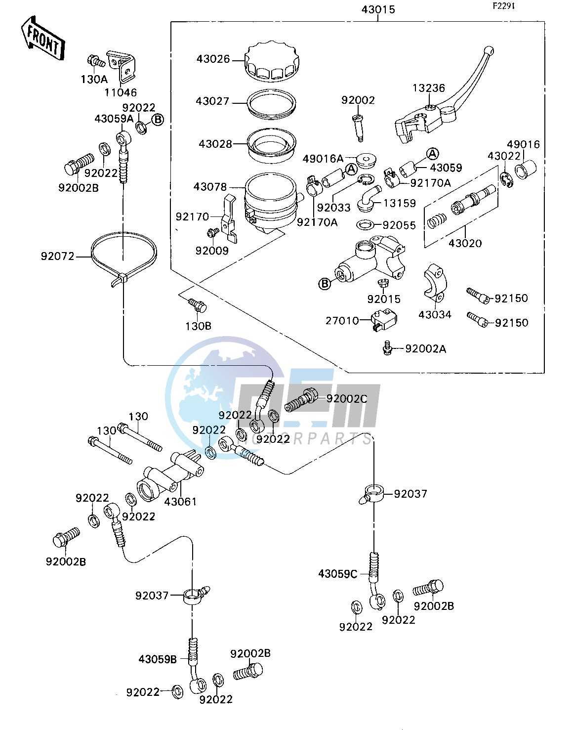 FRONT MASTER CYLINDER