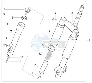 Liberty 50 2t RST ptt (AU-D) Austria - Germany drawing Front Fork