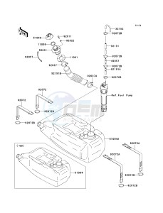 JT 1200 B [STX-12F] (B1-B3) [STX-12F] drawing FUEL TANK