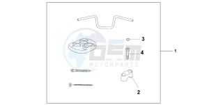 NSS250 JAZZ drawing HANDLE KIT