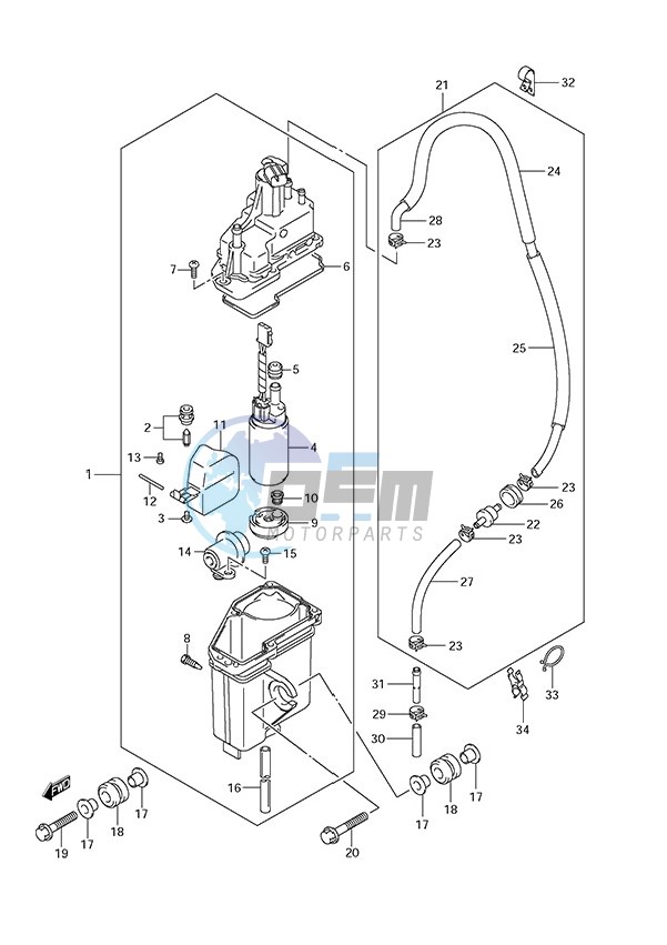 Fuel Vapor Separator