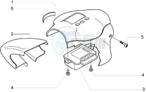 ICE 50 drawing Handlebars component parts-Instrument unit