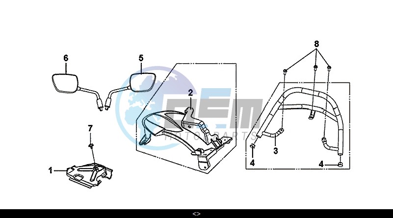 REAR FENDER REAR CARRIER