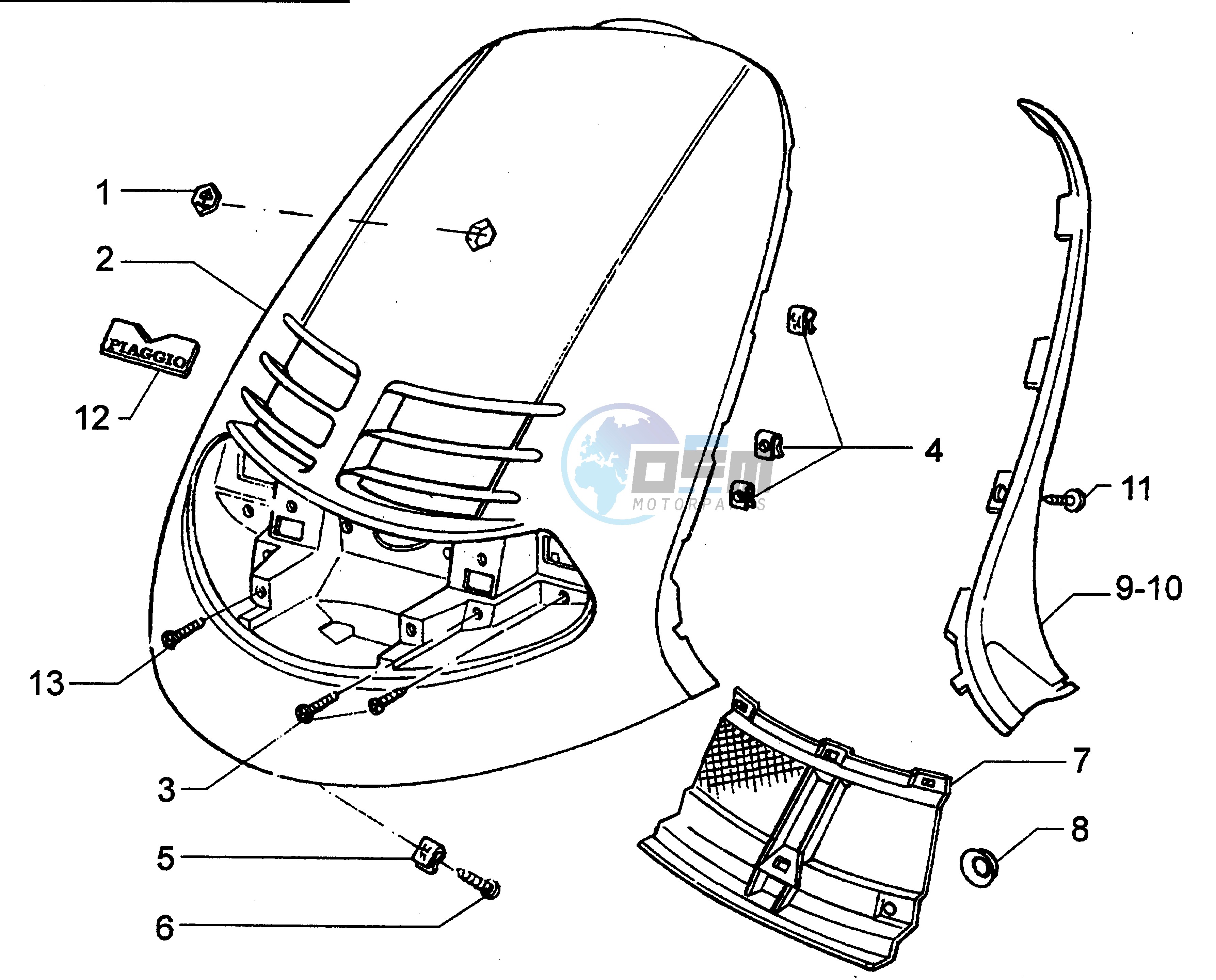 Front shield