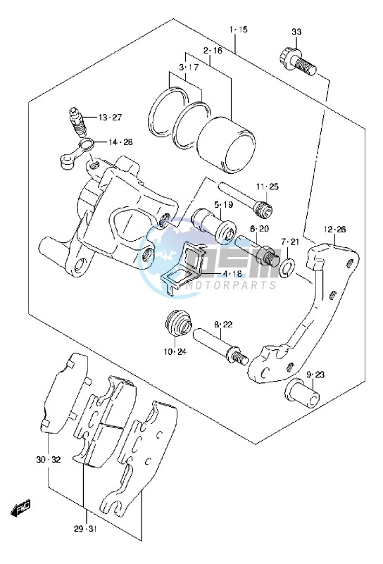 FRONT CALIPER