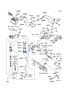 ZZR1400_ABS ZX1400FEF FR GB XX (EU ME A(FRICA) drawing Rear Master Cylinder