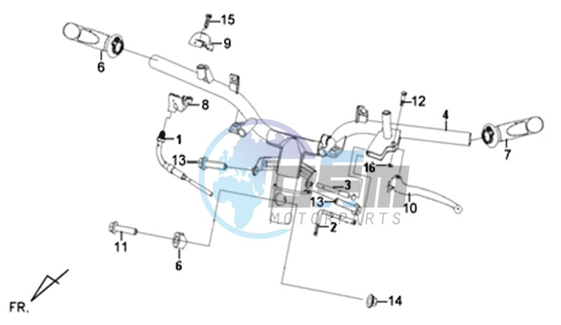 HANDLEBAR / BRAKE LEVERS /CABLES