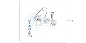 CBR1000RR9 UK - (E / MME) drawing CARBON FIBER HUGGER