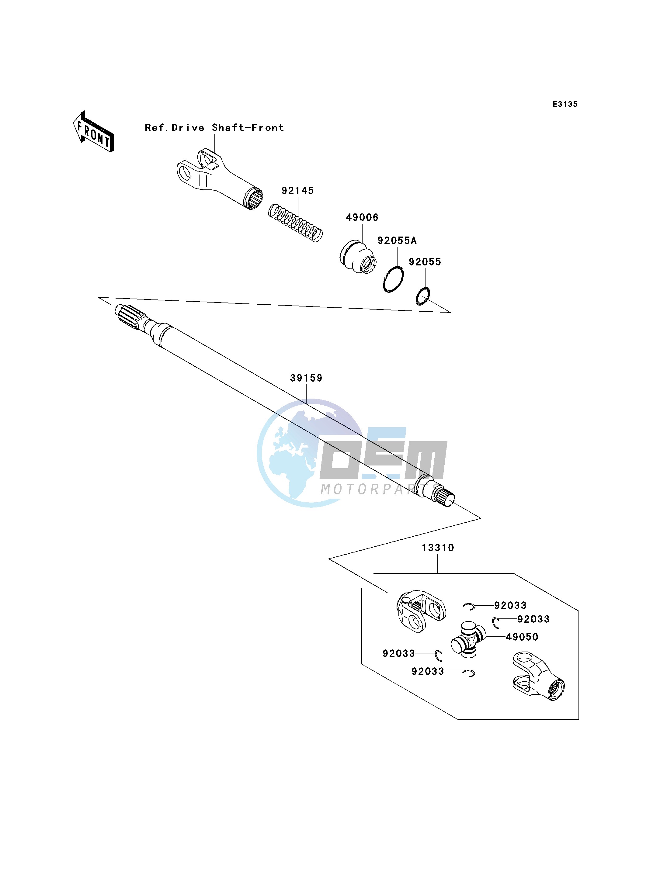 DRIVE SHAFT-PROPELLER