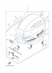 F200GETL drawing FAIRING-UPPER