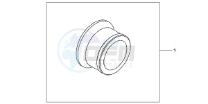 CRF250RC drawing REAR WHEEL COLLAR