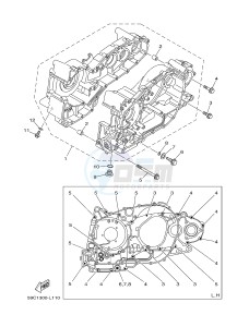 XP500 T-MAX 530 (59CS) drawing CRANKCASE