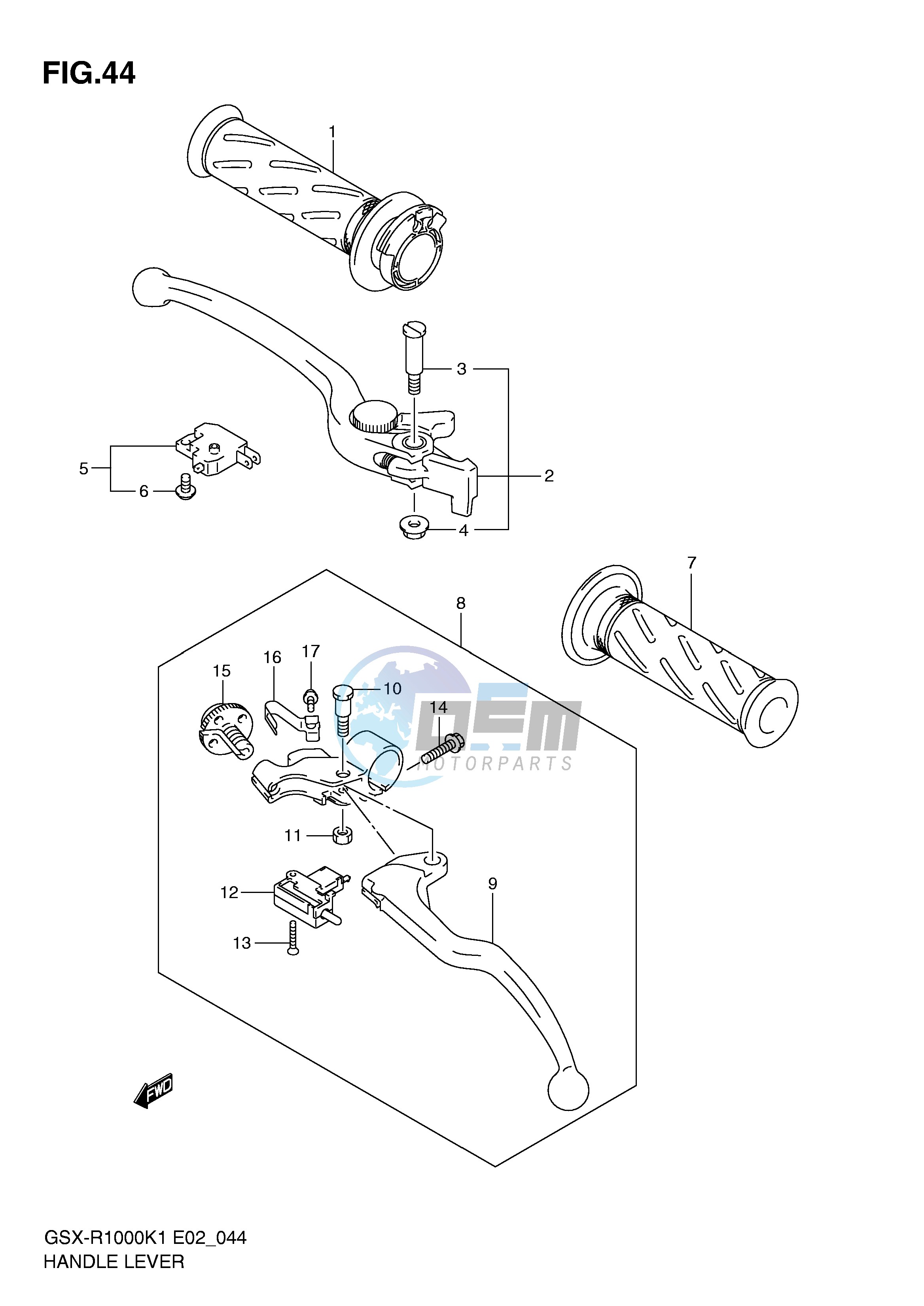 HANDLE LEVER