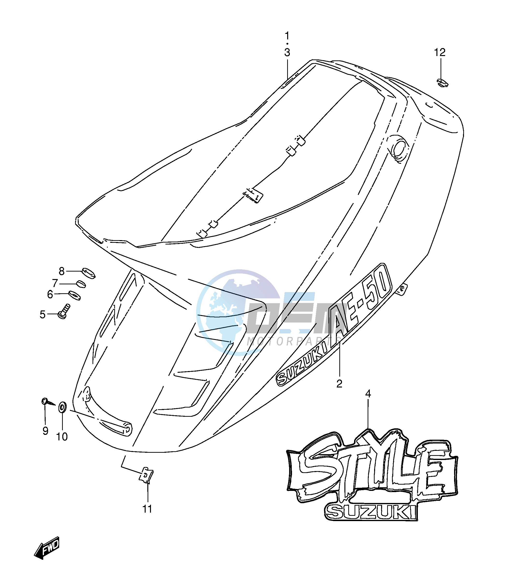 FRAME COVER (MODEL L M)