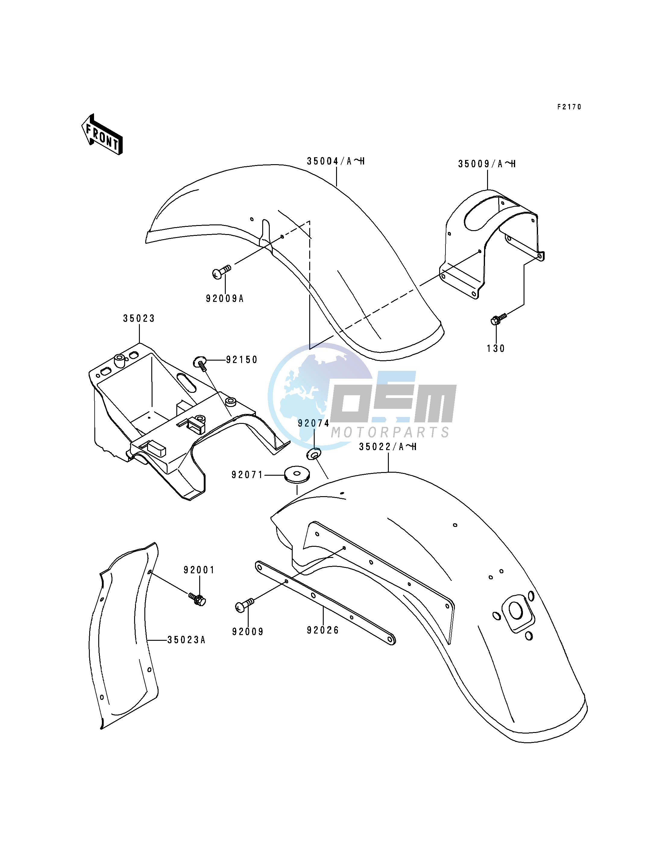 FENDERS -- VN800-B1_B2_B3- -