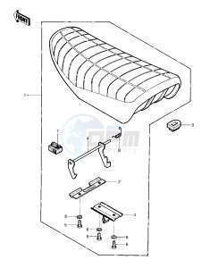 KLT 200 C [KLT200] (C1) | DIFFIRENTIAL AXLE [KLT200] drawing SEAT -- 83 KLT200-C1- -