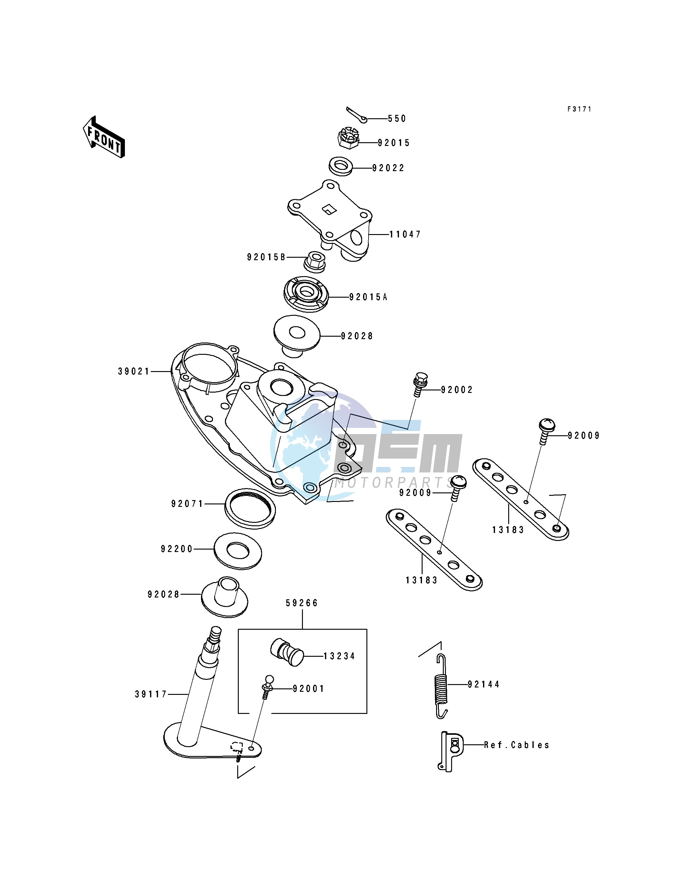 HANDLE POLE-- JH750-B1- -