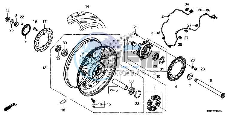 REAR WHEEL