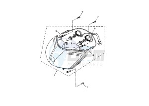 VP VERSITY 300 drawing HEADLIGHT