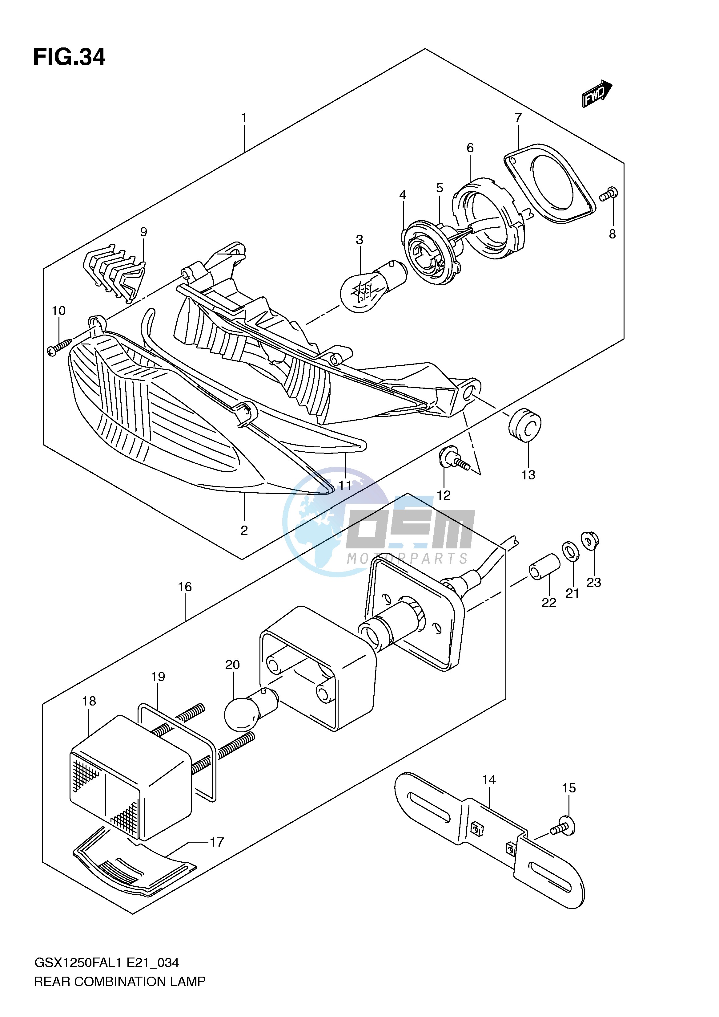 REAR COMBINATION LAMP