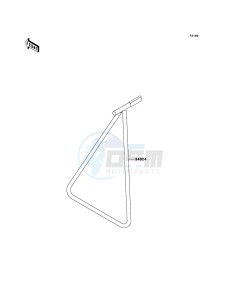 KX250F KX250YCF EU drawing Stand(s)