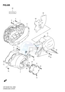 VZR1800 (E2) INTRUDER drawing CRANKCASE COVER (MODEL L0)