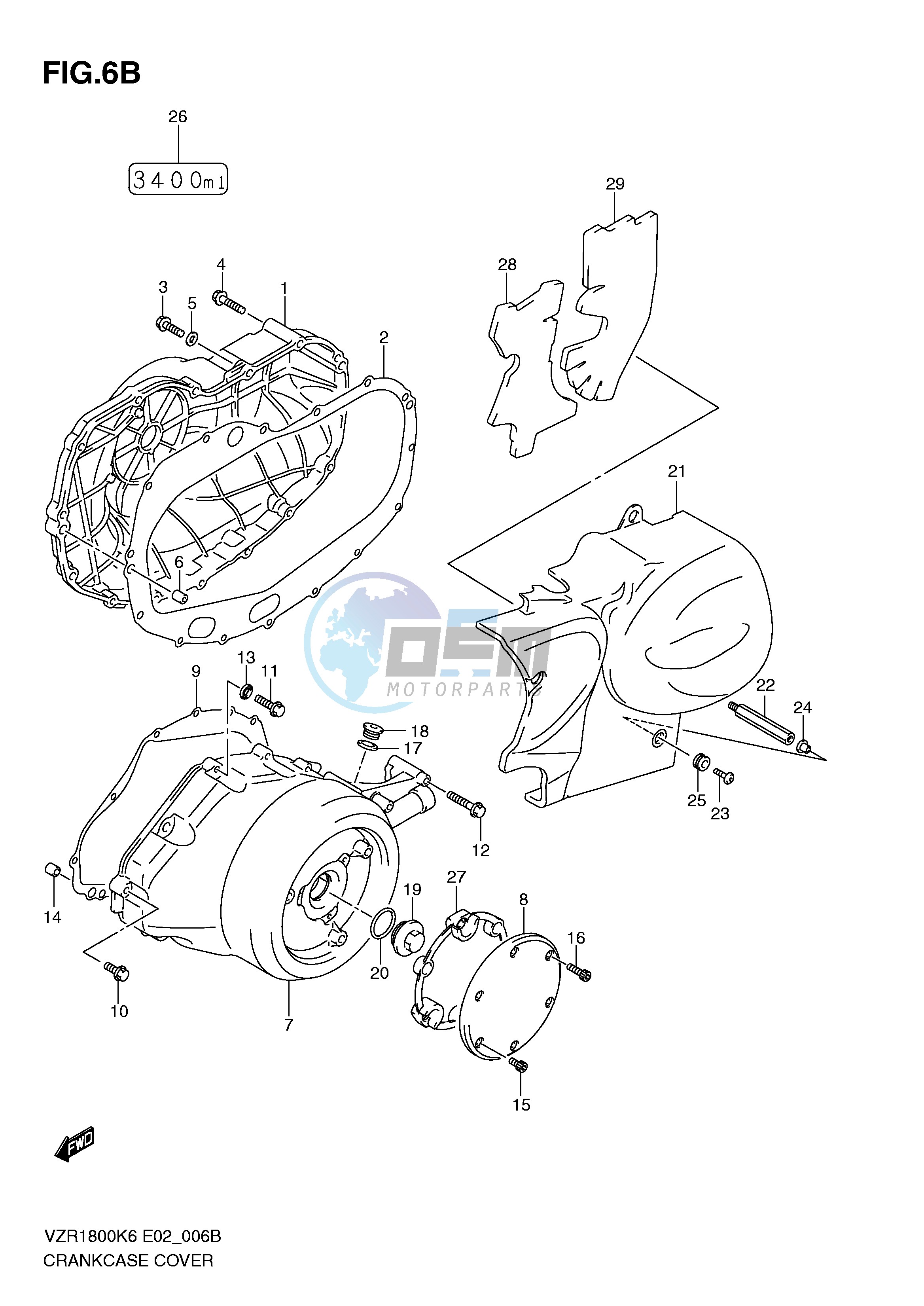 CRANKCASE COVER (MODEL L0)