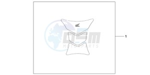 CBR1000RA9 UK - (E / ABS MME) drawing TANK PAD