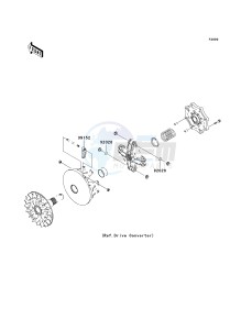 KSV 700 B [KFX 700] (B6F-B9F) B8F drawing OPTIONAL PARTS