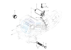 X9 500 drawing Starting motor