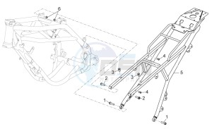 RX-SX 125 2008-2010 drawing Frame II