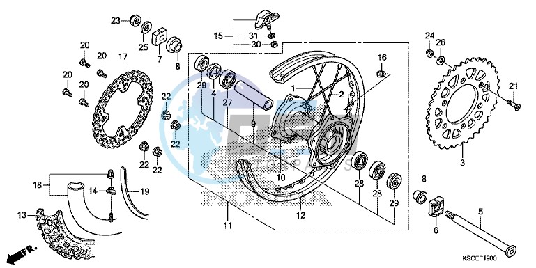 REAR WHEEL