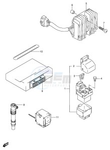 GSX-R750 (E2) drawing ELECTRICAL (MODEL W X)