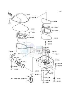 KFX700 KSV700A6F EU drawing Air Cleaner