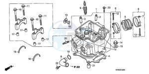 CRF250R9 Australia - (U / BLA) drawing CYLINDER HEAD