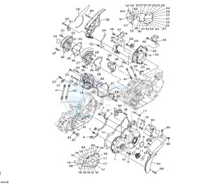 MT-01S 1700 drawing CRANKCASE COVER