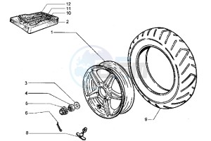 Hexagon 180 LXT drawing Rear Wheel