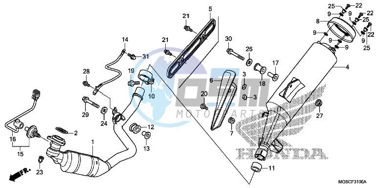 EXHAUST MUFFLER