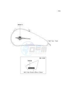 VN 900 B [VULCAN 900 CLASSIC] (6F-9F) B9F drawing DECALS