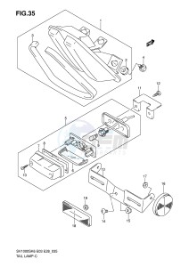 SV1000 (E3-E28) drawing TAIL LAMP