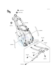 KX 250 J [KX250] (J1) [KX250] drawing FRAME