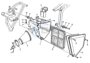 W8 FA 125 drawing AIR CLEANER