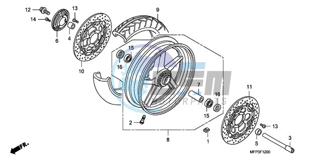 FRONT WHEEL