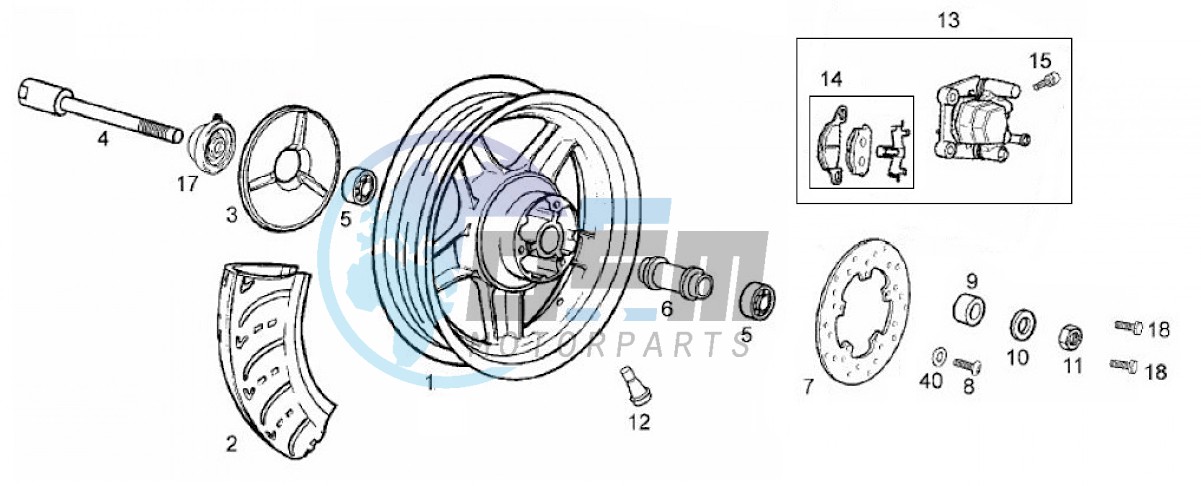 Front wheel (Positions)