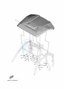 YXE1000EWS YX10EPSM (B4M2) drawing SUN ROOF