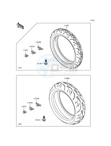 Z800 ZR800AFF FR GB XX (EU ME A(FRICA) drawing Tires