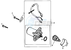 SUPER FANCY - 50 cc drawing STARTING MOTOR