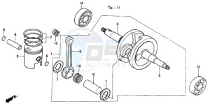 SH50 SH FIFTY drawing CRANKSHAFT/PISTON