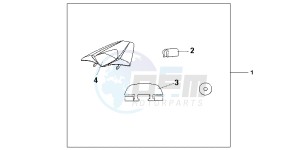 CB1000RAC drawing SEAT COWL* NHA16P*