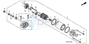 CBR600RRA France - (F / CMF 2F) drawing STARTING MOTOR